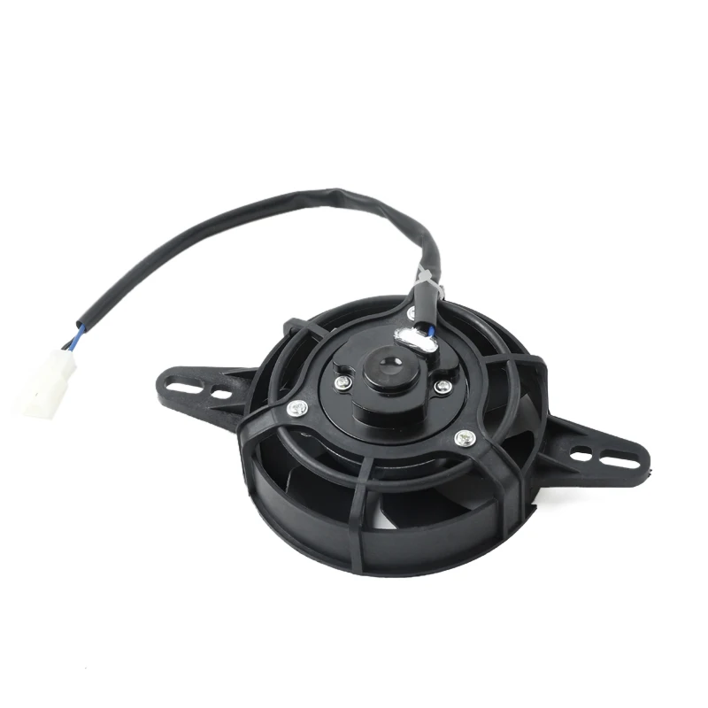 12V Motorcycle Cooling Fan Electric Radiator Suitable For 150cc 200cc 250cc ATV 4WD Go Kart Engine Oil Cooler
