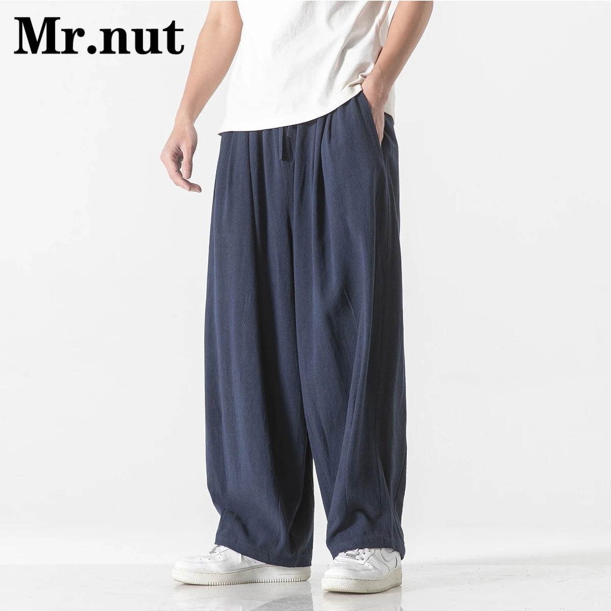 

Spring Autumn Baggy Pants Unisex Cool Slacks Clothes Fashion Wide Leg Pants Harajuku Men's Clothing Casual Japanese Trousers