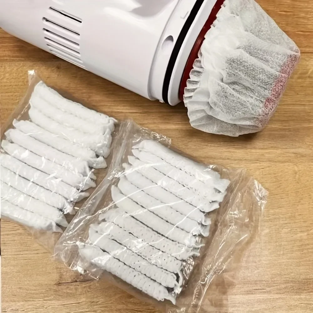 20pcs Disposable Vacuum Cleaner Filter Protective Cover Washable Non-woven Fabric for Handheld Vacuum Cleaner