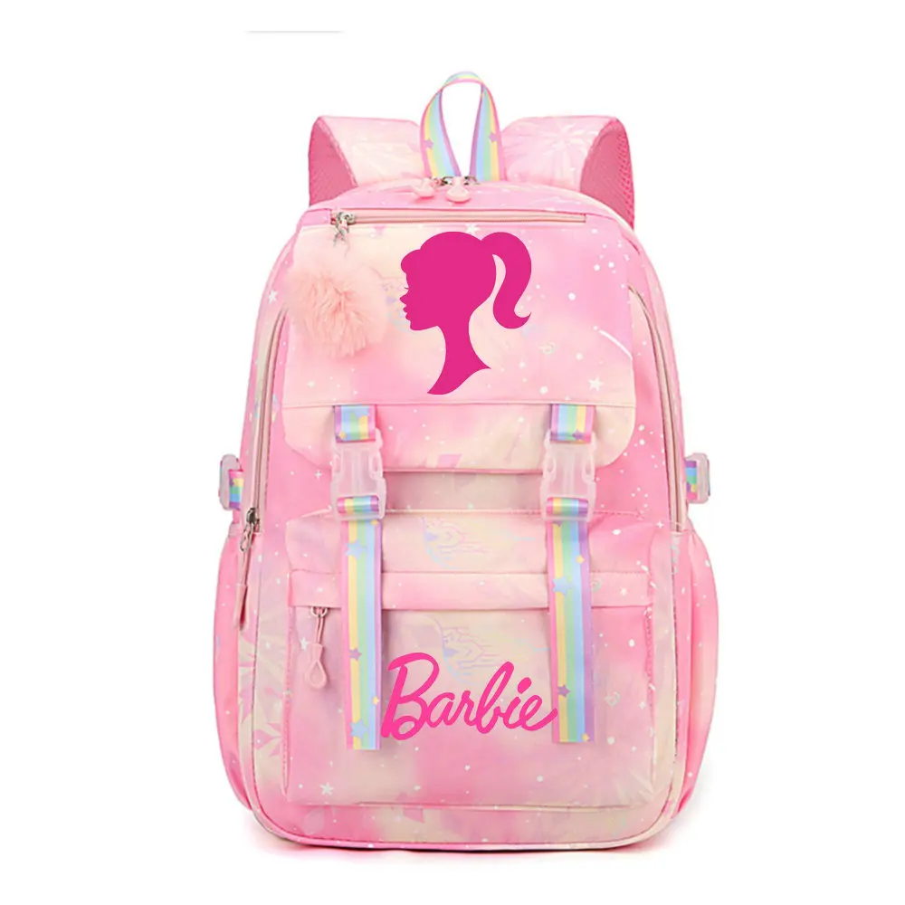 Children Backpack Barbie Boy Girl Kids School Book Bags Canvas Travel Laptop Backpack