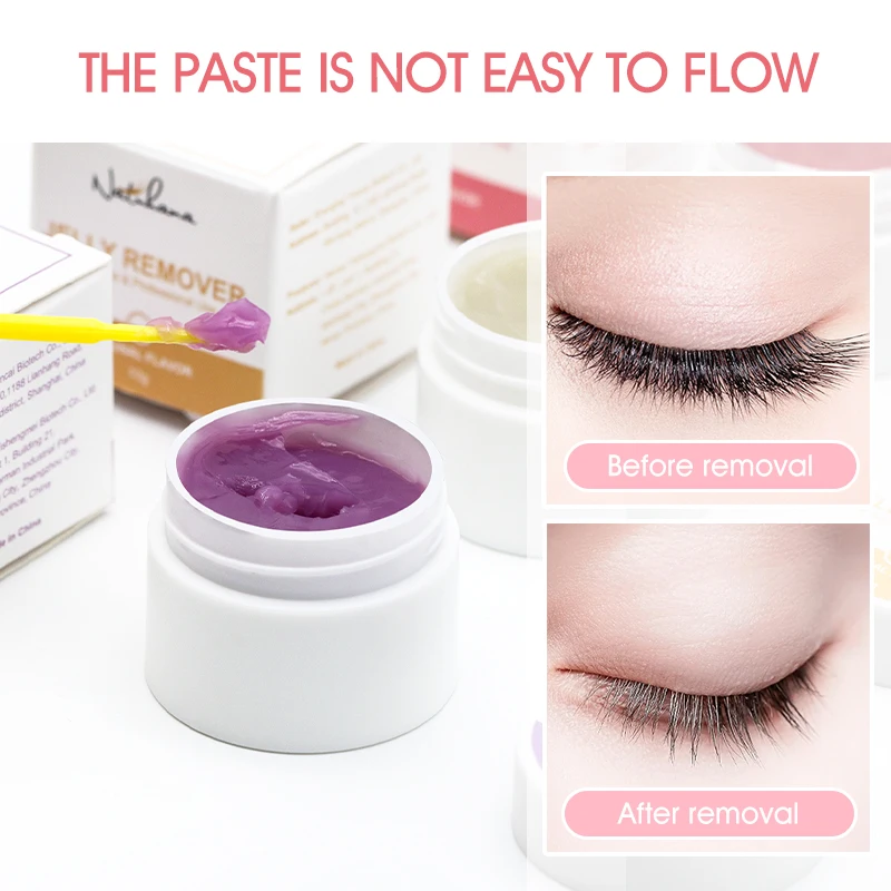 NATUHANA Eyelash Jelly Remover Fast And Safe Eyelash Extension Gel Remover Glue Remover Non-irritating Makeup Tools 4