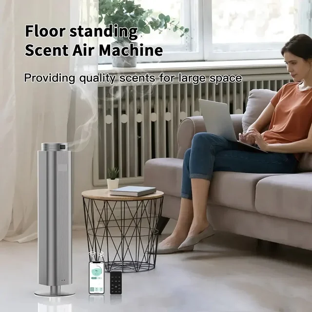 Bluetooth Essential Oil Diffuser Hotel Collection Diffuser Tower Waterless Aroma Diffuser 3000m³ Electric Smart Scent Machine 2