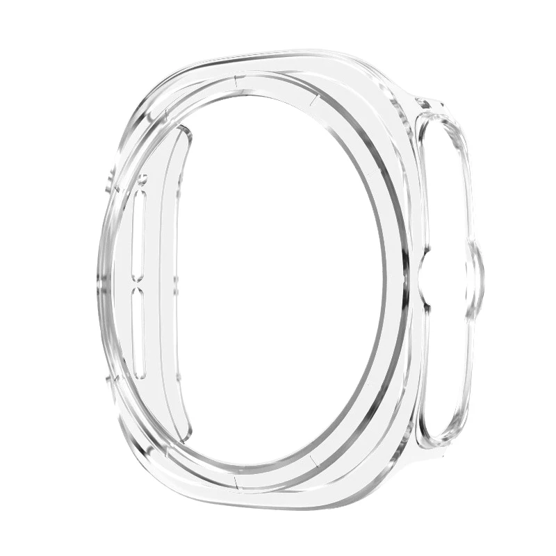 Sleek Matte Hard PC Protective Case for Smartwatches - Fall-Prevention Bumper Cover
