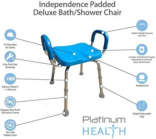 Medical Shower Bench, Bath Stool Chair, Bathroom Transfer Seat, Elderly Assistance Products, Shower Chairs 5