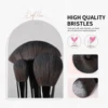 Docolor Makeup Brushes Set Professional 30Pcs OBSIDIAN Powder Foundation Contour Blush Concealer Eyeshadow Eyeliner Eyebrow 2