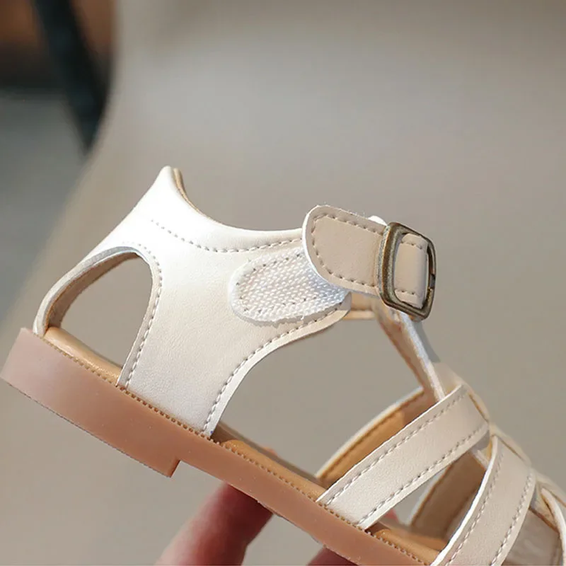 Summer Baby Sandals for Girls Boys Soft Bottom PU Leather Children Shoes Fashion Little Kids Beach Sandals Toddler Shoes