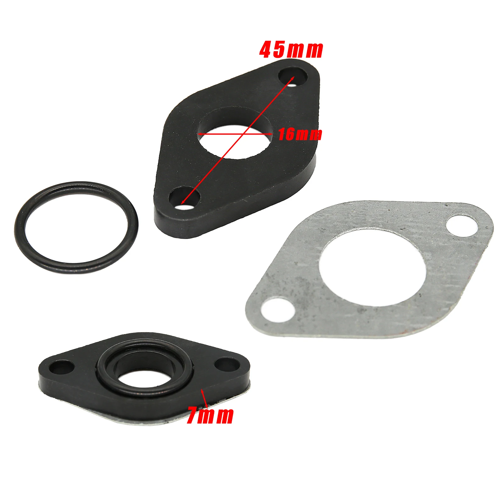2 Sets Carburetor Intake Gaskets Carburetor Intake Manifold