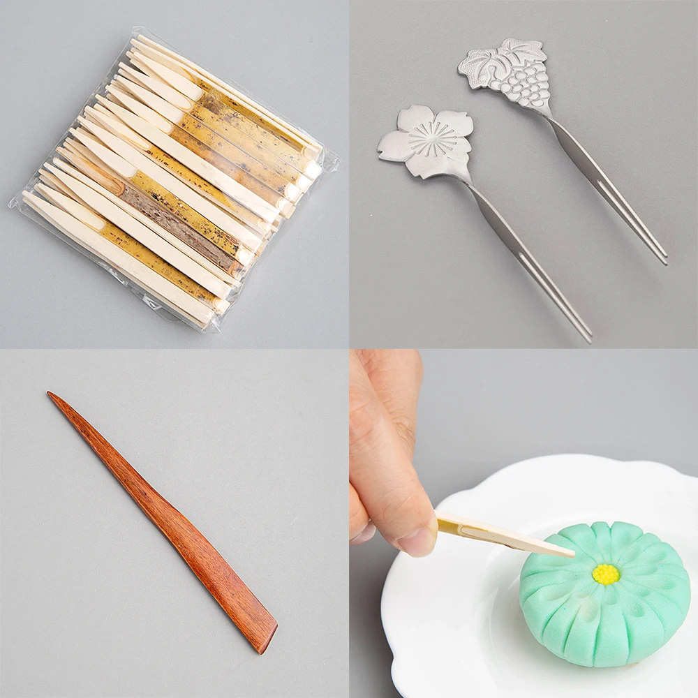 Японские кондитерские изделия/нож и вилка для еды Wagoko/Wagashi и Confashio