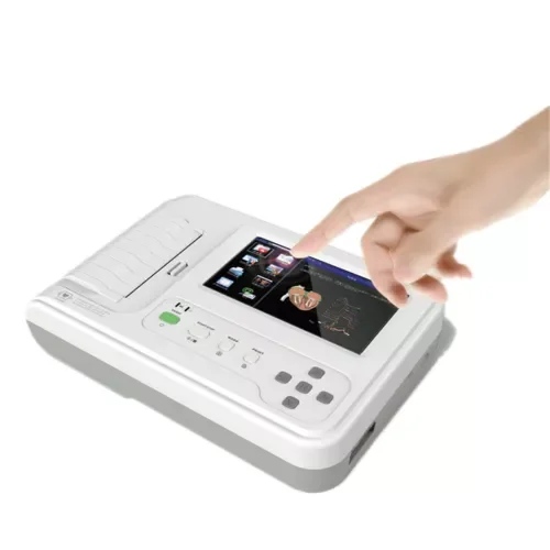 CONTEC ECG600G Touch Digital 6 Channel 12 Lead Electrocardiograph EKG Monitor with Thermal Printer