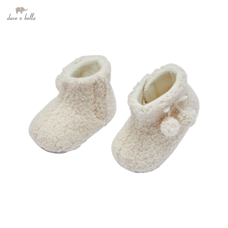 

Dave Bella Newborn Baby Girls Boys Soft Booties Solid Boots Infant Toddler Warming Shoes Comfortable Shoes DB4223763