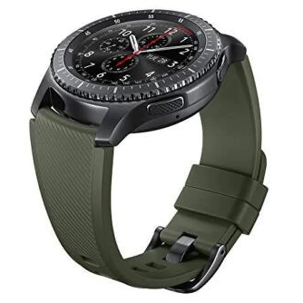 Pulseira de Relógio de Silicone Genuíno para Samsung Gear s3 Frontier Sm-sm-r770 R775 R760 R765 - Image 2
