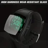 Men's Digital Watch, Outdoors Sports Waterproof Electronic Watches with LED Backlight 5D Pedometer Countdown Stopwatch Stopwatch 5