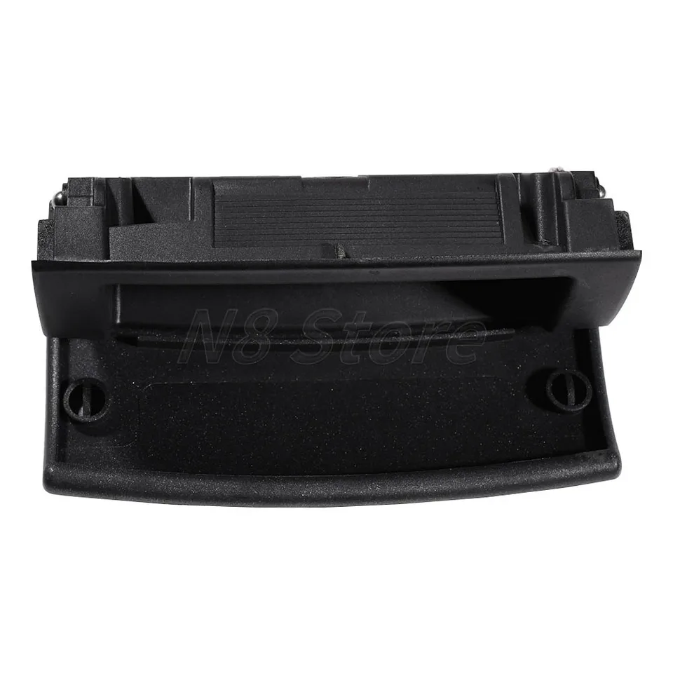 TNSSCZM Cendrier Arrière Noir Pour Console Centrale Voiture Pour A4 B6 B7 2001 2002 2003 2004 2005 2006 2007 2008