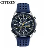 CITIZEN Brand Blue Angels Pilot Men's Watch Luxury Leisure Multifunction Watches for Men Calendar Quartz Wristwatch 1