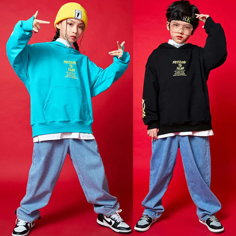 Boys Street Dance Hoodies Girls Hip Hop 