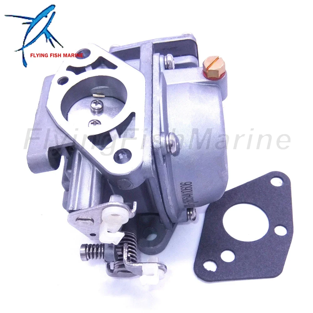 Outboard Motor Carburetor Assy and Gasket for Hangkai 2-stroke 9.8hp 12hp Boat Engine