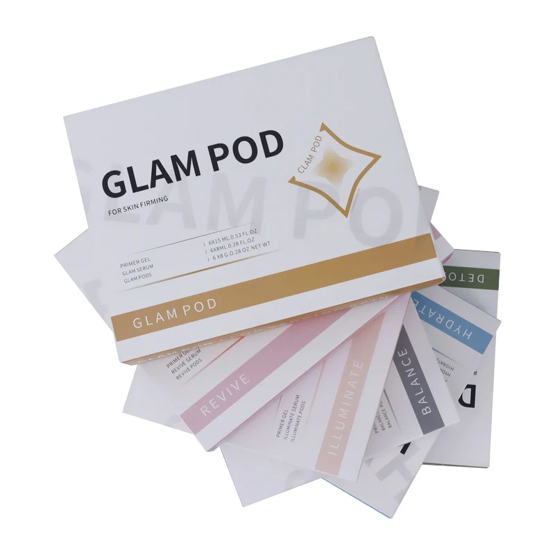 Glam Hydrate Revive Detox Illuminate Kit Pods Serum for Bubble Beauty Machine