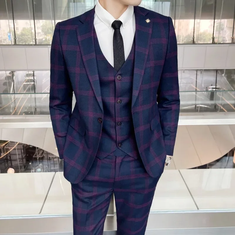 

3154 Business casual men's British men's suit versatile two-piece suit