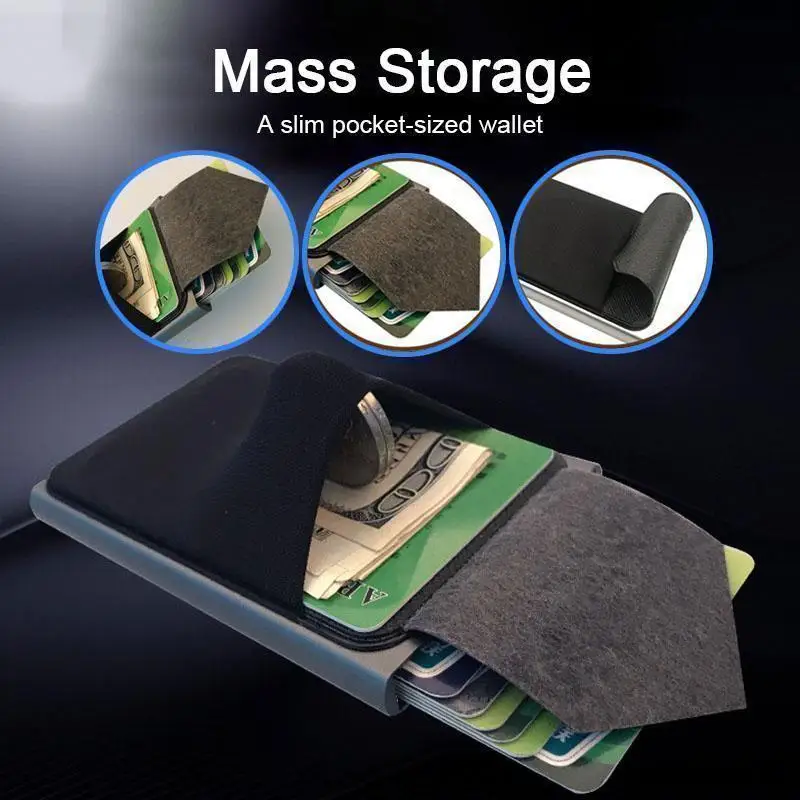 Multi Bank Credit Card Holder Men's Wallet RFID Business Anti-theft Slim Thin Wallet Men Money Card Bag Male Purses Walet Fo Men wallet card holder credit card wallet leather wallet credit card holder card holder card wallet document card wallet wallet card bag