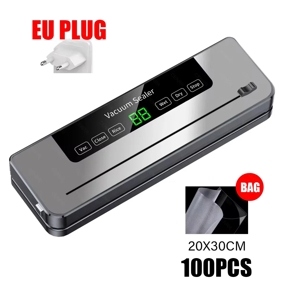 EU-Plug 100 bag