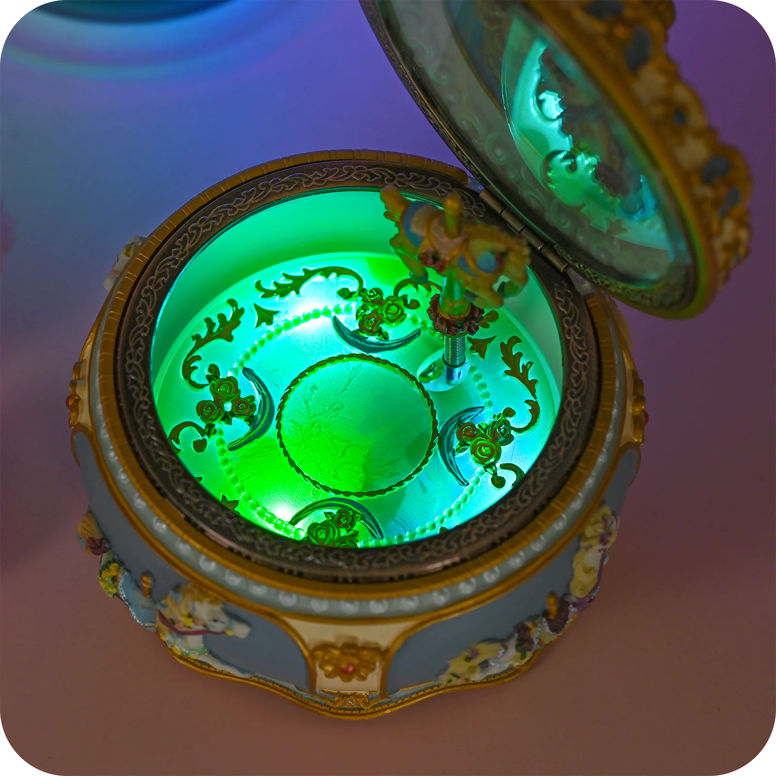 Pairiaok メリーゴーランド カルーセル オルゴール Sankyo 18 ノート