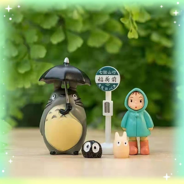 Studio Ghibli My Neighbor Totoro Anime Figure Toy Figurine Landscape Home  Decor