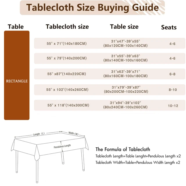 Battilo Linen Cotton Tablecloth Round Rectangular Table Cloth Waterproof Table Cover for Dining Coffee Table Kitchen Room Decor 5