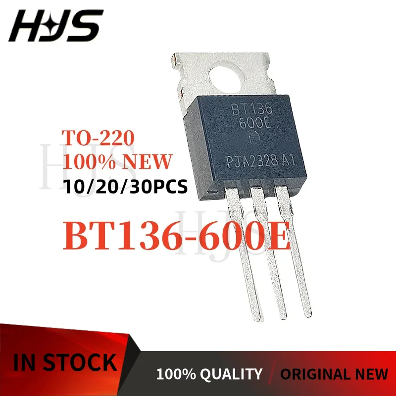 10/20/30 pezzi BT136-600E BTA136 600E BT 136600 Tiristore bidirezionale E TO -220 600 V 4 A Nuovo di zecca Disponibile 502 10/20/30 pezzi BT136-600E BTA136 600E BT 136600 Tiristore bidirezionale E TO -220 600 V 4 A Nuovo di zecca Disponibile 502