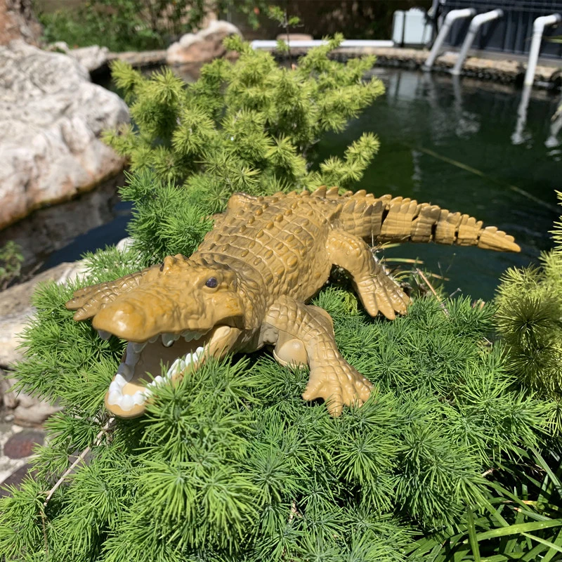 Rc Animals Crocodile Model Simulation Waterproof for Outdoor Lake Electric Remote Control Alligator Shark Children's Water Toys