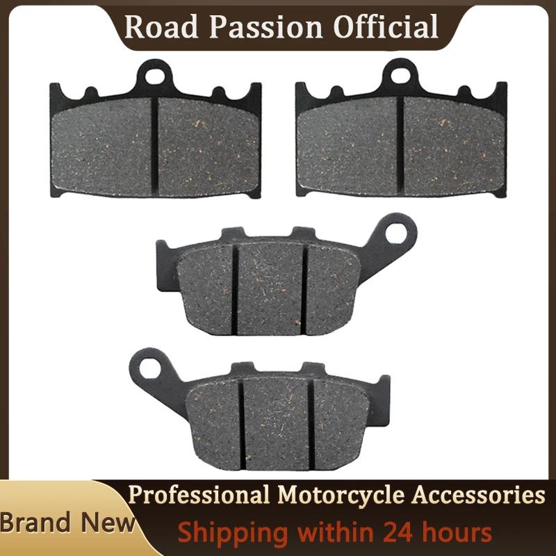 

Road Passion Motorcycle Front and Rear Brake Pads For SUZUKI SV650 ABS 2019-2021 SV650X ABS 2018-2021 FA158 FA496