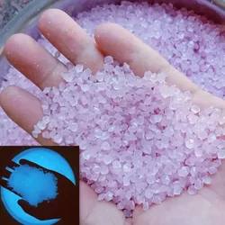 Luminous Glow - in - the - Dark Pebbles for Home and Garden Decor (1000 pcs) (Purple)