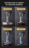 GZZT CMFAK-74 Milk Frother with Water Vapor Separator Frothing Pitcher Stainless Steel Dry Steam Milk Steamer 5