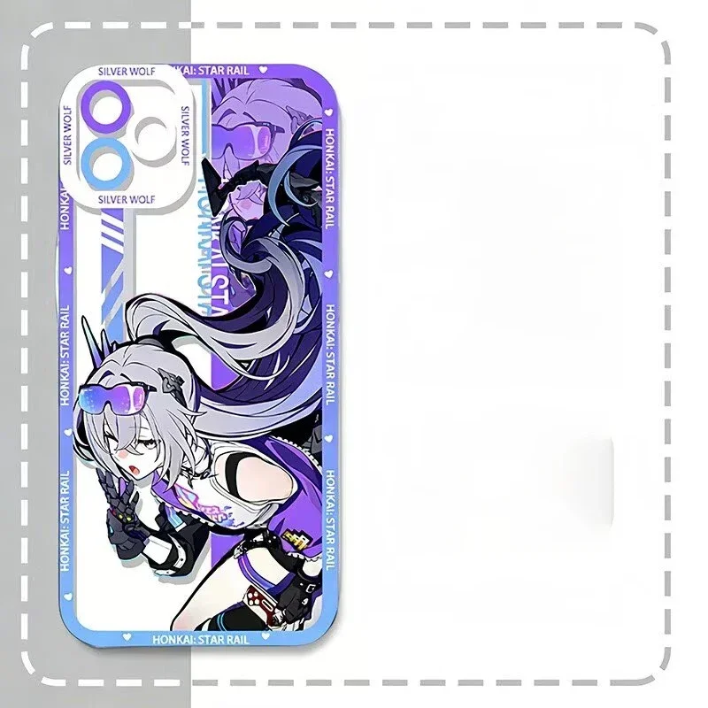 Honkai Star Rail Anime-Themed Phone Case