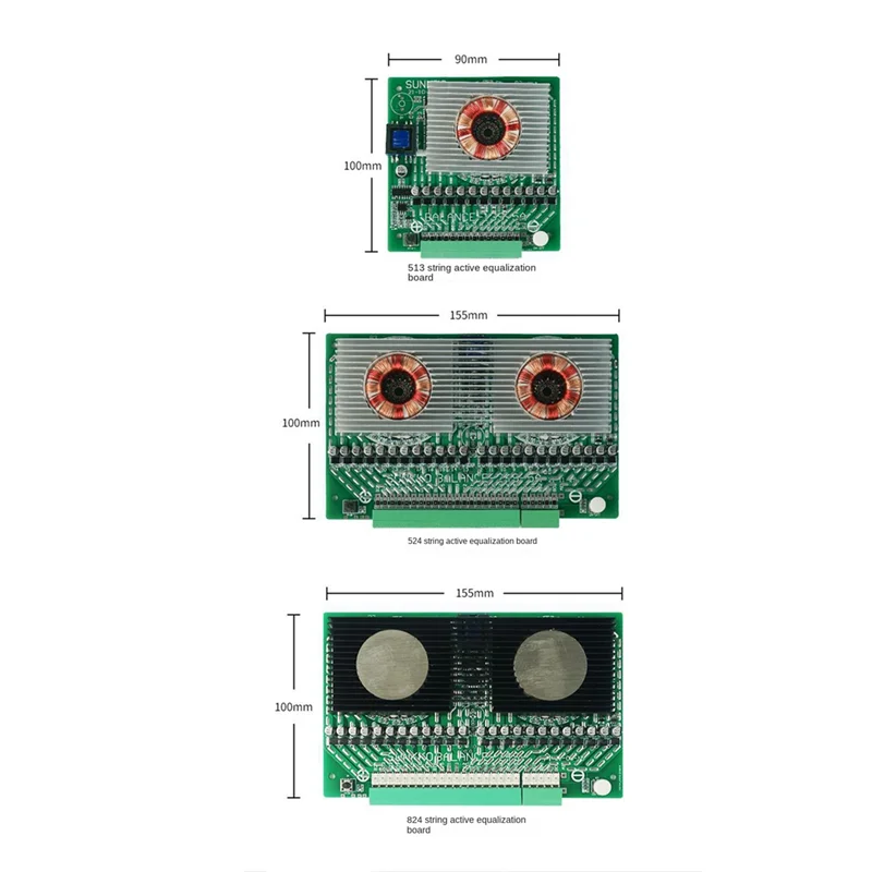 8A Active Equalizer Balancer 3S 4S 6S 7S 8S 12S 14S 15S 16S 17S 18S 19S 20S 24S BMS Lifepo4/Li-Ion 5A Capacitor(5A 4S)