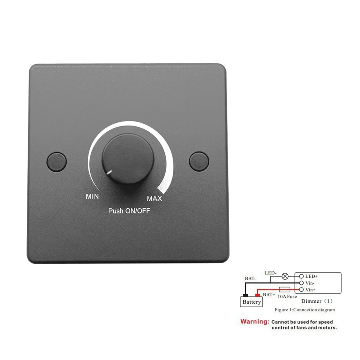 Smart Light Switch RV Dimmer 12-24V 5A Universal PWM Low Voltage