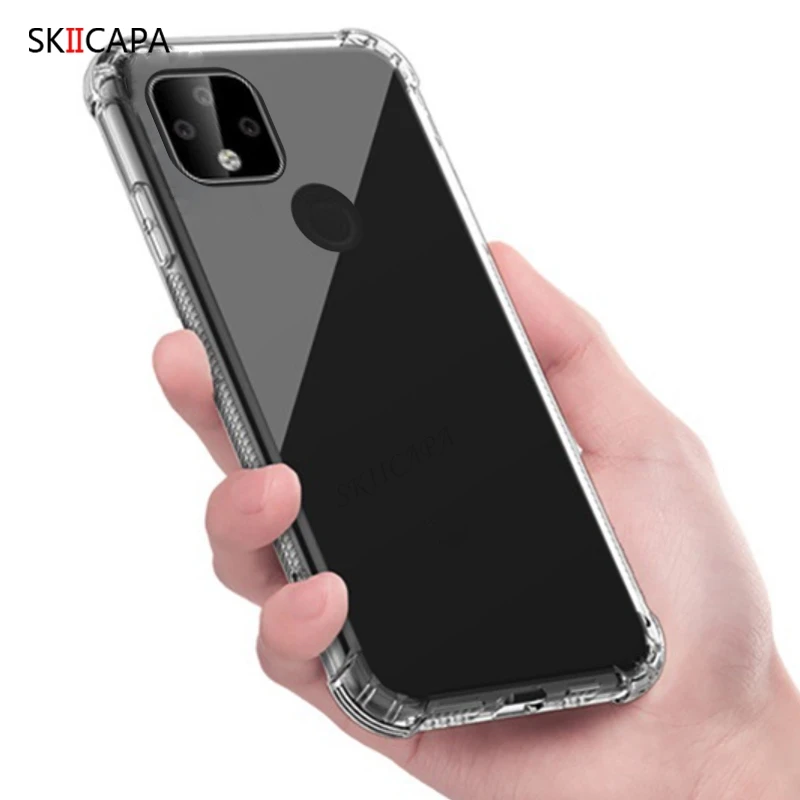 Crossbody Lanyard Strap Phone Case - Shockproof Transparent Cover