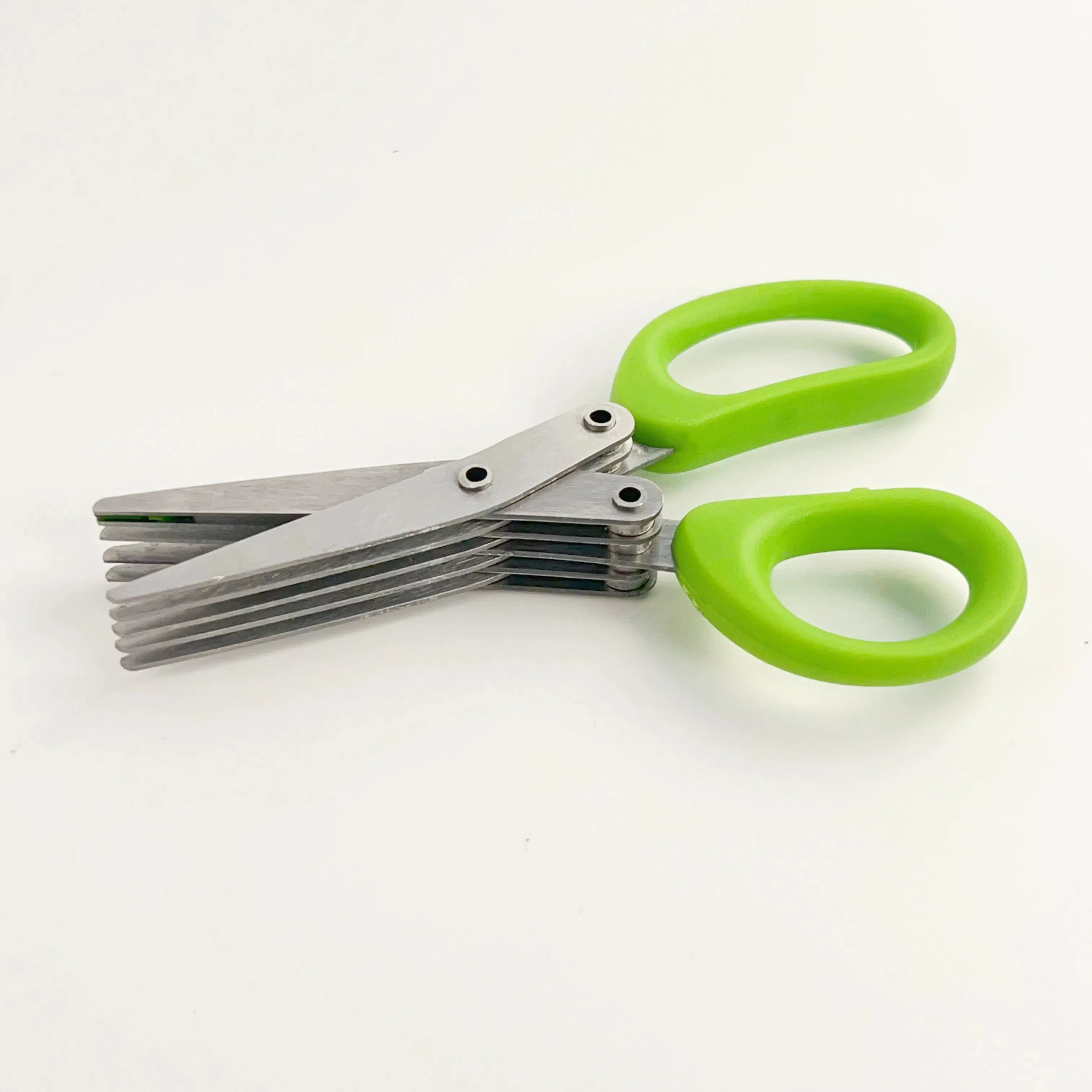Kitchen Scissors Multi Functional Stainless Steel 3 5 Layer for Pepper Scallion Laver Cutting Chopping Cooking