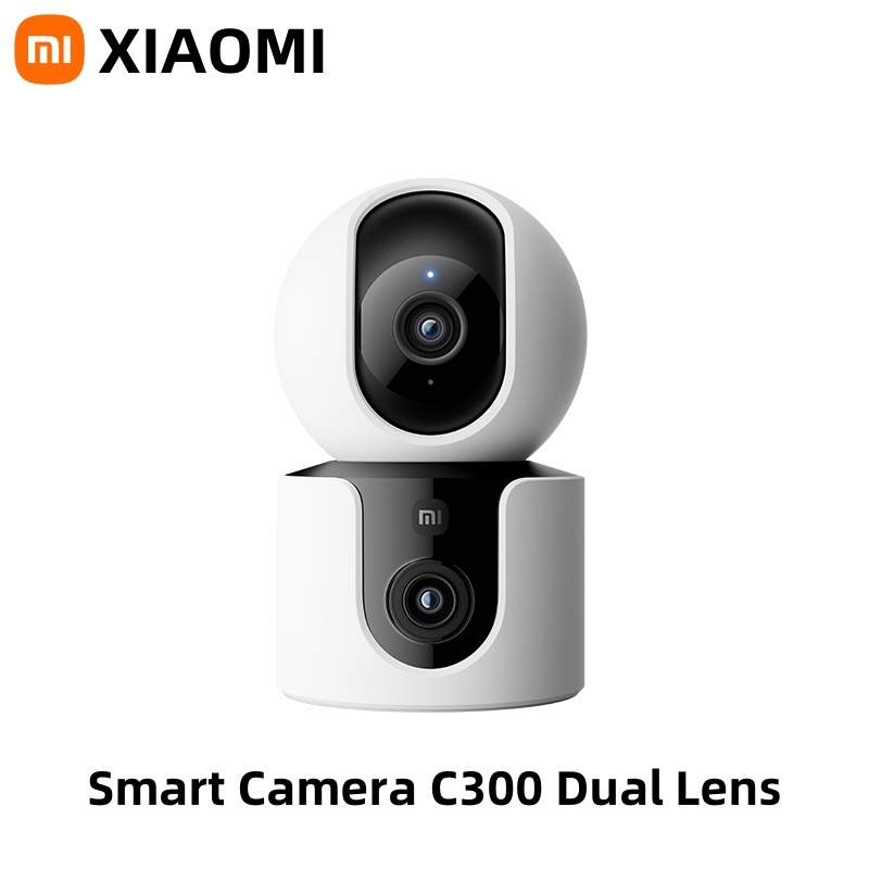 Xiaomi C300 Smart Camera Dual Lens PTZ 360Â° AI Detection 3 Million Pixels Full Color Night Vision WiFi 6 Home Security Mi Home