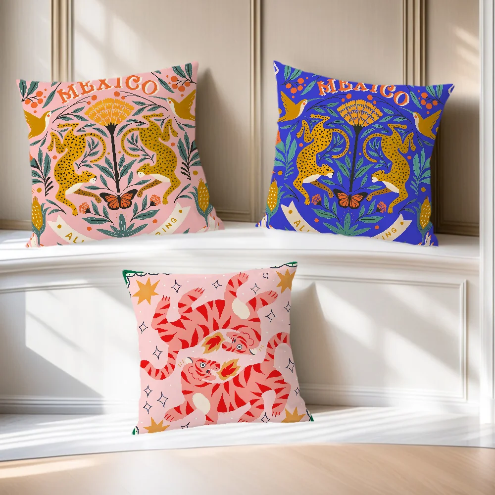 Federa per cuscino per divano con cuscini tigre gialla 30x58 Fodera per cuscino decorativa di lusso per divano Decorazioni per la casa di lusso  15