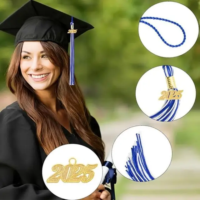 thumbnail image 2 of TecUnite 2025 Graduation Tassel Academic Graduation Tassel With Year 2 of 10