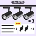 3 lights set black