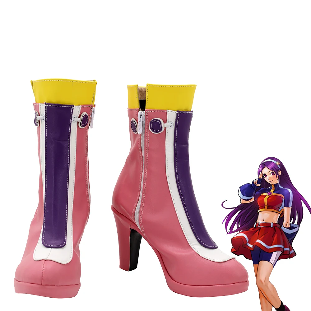 

Женские ботинки для косплея «Король бойцов» Athena Asamiya Shoes