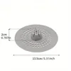 1pc Silicone Drain Strainer Hair Catcher with Drain Holes Perfect for Bathroom or Kitchen Use Shower Drain Hair Catcher 3