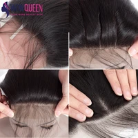 Body Wave 4x4 5x5 2x6 Lace Closure Only Brazilian Human Hair Remy Deep Part Hairline Transparent Lace Frontal Pre Plucked 2