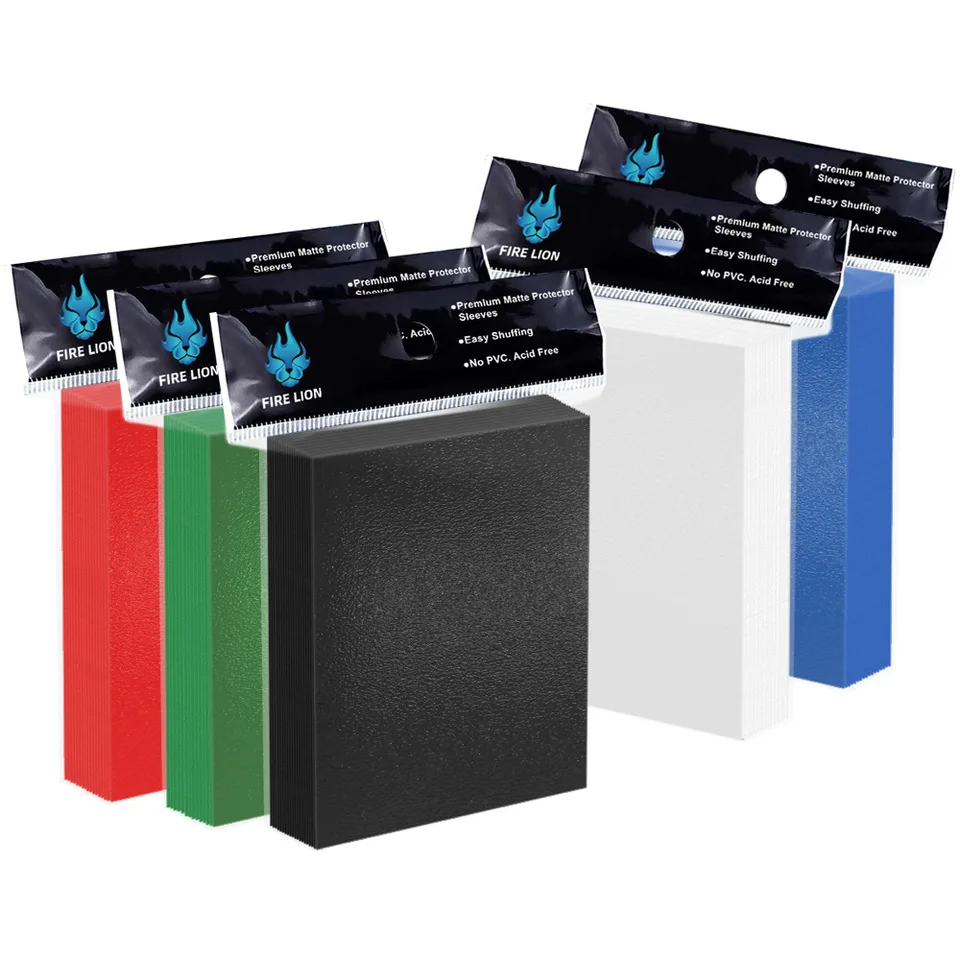 600pcs Trading Card Sleeves & Toploaders | 66x91mm Penny Sleeves For Baseball, Yugioh, MTG, Football Cards
