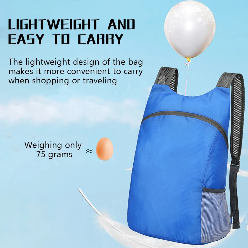 

Folding Travel Backpack 20LTravel Duffel Bag Men And Women Ultralight Sports Bag Outdoor Portable Foldable Backpacks