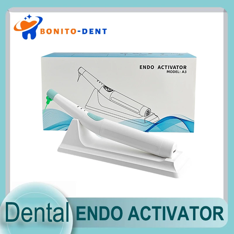 

1 Set Newest Dental Equipment Endo Activator Sonic Irrigator Handpiece With 120pcs Endo Tips Use For Endodontic Cleaning