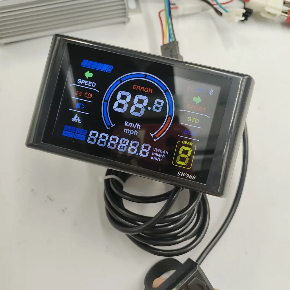Color-LCD-Display-SW900-With-SWITCH-USB-Interface-INSTALL-ON-HANDLEBAR ...