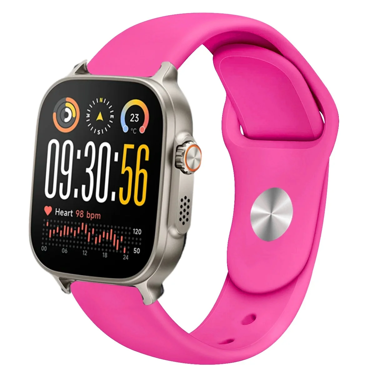 Sport Silicone Bracelet 22mm Watch Straps - Universal Fit