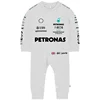 2024 Season Sports Baby Romper F1 Racing Lewis 44 George 63 Driver Spring Autumn Black Boy Girl Kids 4